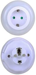 Flink LED éjszakai lámpa, 0.5 W, konnektor csatlakozás, hidegfényű (FK-PLV-050)