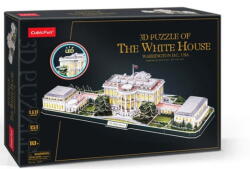 CubicFun Puzzle Cubic Fun 3D LED White House (306-L529H)