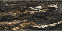 Gresie / Faianță porțelanată Agatha Brown High Glossy rectificată 60x120 cm