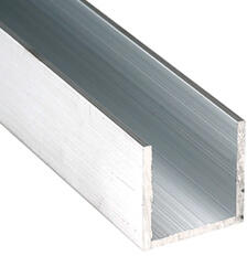 Építő - barkács profilok - Alumínium U profil LED szalaghoz (20x20 mm) nyers (21071)