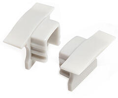 ANRO LED Profile ALP-010 Ezüst - Végzáró elem süllyeszthető alu profilhoz, szürke színben (LP302-END)