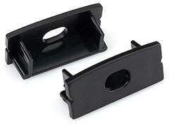 ANRO LED Profile ALP-004 Fekete - Végzáró elem alumínium U profilhoz (LP103B-END)