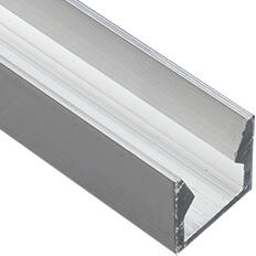 Építő - barkács profilok - Alumínium üvegszorító profil (15x15 mm) nyers (Alu.idom 3537 15x15 AlMgSi 0.5)