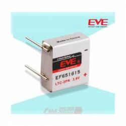 Everlast Baterie litiu clorură de tionil LTC-3PN EP651615 industrial 3, 6V 400mAh BATERIE EVE
