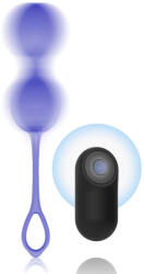 Mr Boss Dumas Vibrating Kegel Beads with Remote Purple Vibrator