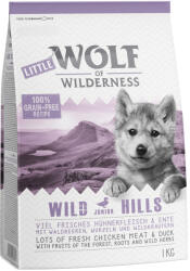 Wolf of Wilderness Wolf of Wilderness Little Junior - "Wild Hills" Rață 1 kg