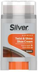 Silver Crema Lichida pentru Pantofi cu Aplicator Silver, Maro, 50 ml, 6 Buc (MAG1016288TS)