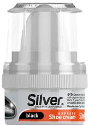 Silver Crema Solida pentru Pantofi, Silver, Negru, 50 ml, 12 Bucati (MAG1016267TS)