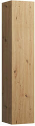 Laufen Lani tölgy magas szekrény 165x33, 5x35, 3 cm üvegpolcokkal, balos H4037211122671 (H4037211122671)