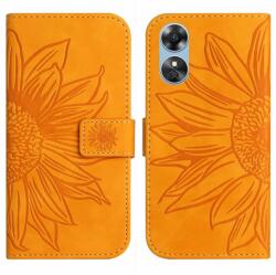 ART SUN FLOWER portofel cu curea Oppo A17 galben