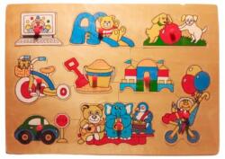 Kocka Kft Fa forma puzzle 9 db-os