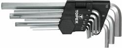 TOPEX Imbuszkulcskészlet, Hosszú 1, 5-10mm, 9db (35d956)