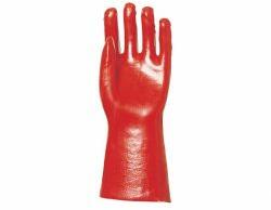  Kesztyű Sav Lúg Olajálló Bordó 36 Cm (9)(3635)