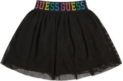 GUESS Разкроена пола с цветен ластик за момиче в черно Guess