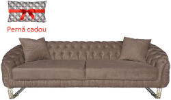MobAmbient Canapea chesterfield LOUNGE - maro