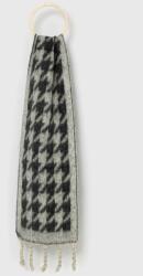 Answear Lab gyapjú sál szürke, mintás - szürke Univerzális méret - answear - 13 990 Ft