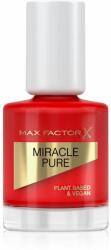 MAX Factor Miracle Pure lac de unghii cu rezistenta indelungata culoare 305 Scarlet Poppy 12 ml