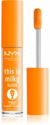 NYX Cosmetics This is Milky Gloss Milkshakes hidratáló ajakfény illatosított árnyalat 14 Mango Lassi 4 ml