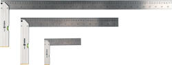 VOREL Libellás derékszög készlet 3 részes 150 /400 / 700 mm inox VOREL (18390)