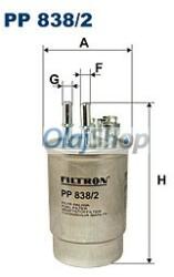 FILTRON Üzemanyagszűrő (PP 838/2) (PP838/2)