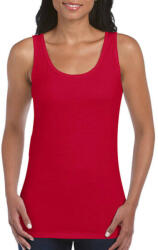 Gildan Női póló Ujjatlan Gildan Gildan Ladies Softstyle Tank Top - 2XL, Meggypiros