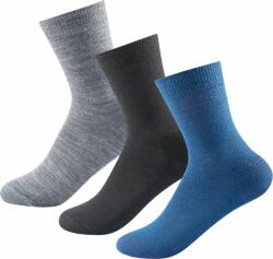 Devold Daily Merino Medium Sock 3 Pack Indigo Mix 41-46 Zoknik