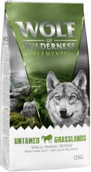 Wolf of Wilderness Wolf of Wilderness "Untamed Grasslands" Cal - fără cereale 2 x 12 kg