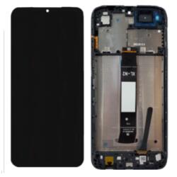 Xiaomi Redmi A1 (2022), 220733SG, Redmi A1+ (2022), A1 Plus (2022), 220733SFG, Redmi A2, Redmi A2+, A2 Plus előlap keret, lcd kijelző és érintőpanel, fekete (OEM)