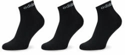adidas Set de 3 perechi de șosete medii unisex IC1305 Negru