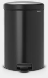 Brabantia NewIcon pedálos szemetes 20 liter, Matt Black - 114106