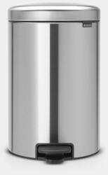 Brabantia NewIcon pedálos szemetes 20 liter, Matt Steel - 114021