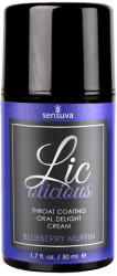Sensuva Orális krém Lic-o-licious - Blueberry Muffin, 50 ml