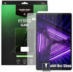 MyScreen HYBRIDGLASS Lite Flexible 7H rugalmas edzett üveg képernyővédő fólia, 0, 15 mm vékony, a képernyő sík részét védi - ÁTLÁTSZÓ - Lenovo Tab M10 Plus (3rd Gen) (TB125) / Motorola Moto Tab G62 (M7125HGL 1