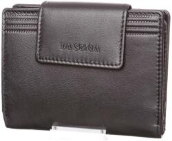 La Scala fekete női bőr pénztárca (TGN11259 BLACK)