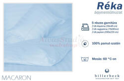 Billerbeck Réka 5 részes pamut-szatén ágyneműhuzat - Macaron - alvasstudio