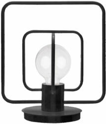 Sigma AURA KWADRAT fekete asztali lámpa (SIG-50082) E27 1 izzós IP20