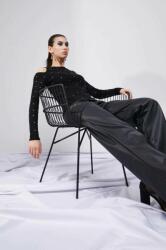 MEDICINE pulóver könnyű, női, fekete - fekete S - answear - 6 490 Ft