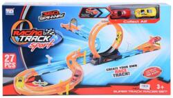 Magic Toys Racing Track sport versenypálya hurokkal és két hátrahúzós kisautóval (MKK276531)