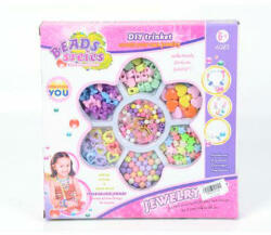 Magic Toys Ékszerkészítő gyöngy szett vegyes formákkal és színekkel (MKK292146)