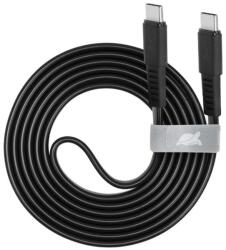 RIVACASE PS6005 BK12 USB Type-C - Type-C 1, 2m fekete kábel (4260403579473)