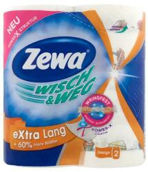Zewa Wisch&Weg extra lang 2 tekercses mintás háztartási papírtörlő (42830/39620)