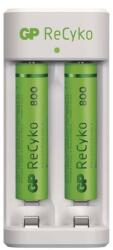 GP Batteries GP Eco E211 Akkutöltő + 2×AAA GP ReCyko 800 (B51211) - easy-shop