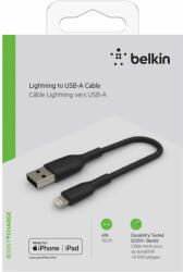 Belkin CAA001BT0MBK Lightning kábel 0, 15 M Fekete (CAA001bt0MBK)