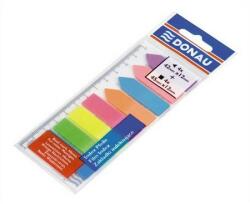 DONAU 12x45/42 mm műanyag címke és nyíl forma neon színű jelölőcímke (8x25 lap) (7579001PL-99)