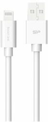 Silicon Power Cable USB - Lightning LK15AL 1M PVC Mfi White (SP1M0ASYLK15AL1W) - easy-shop