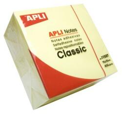 APLI 75x75 mm 400 lapos sárga öntapadó jegyzettömb (11597)