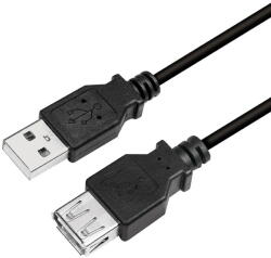 LogiLink CU0010B USB kábel 2 M USB 2.0 USB A Fekete (CU0010B)