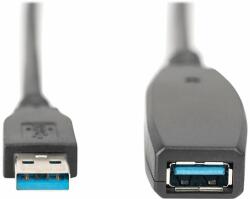 ASSMANN Extension Cable USB 3.0 SuperSpeed Type USB A/A M/F active black 15m (DA-73106)