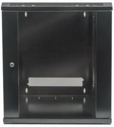 Manhattan Intellinet fali szekrény, 19, 9U/600mm, üvegajtó, egyszekciós, fekete (711791)