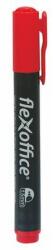 FlexOffice "PM03" 1, 5 mm kúpos piros alkoholos marker (OW-8432)